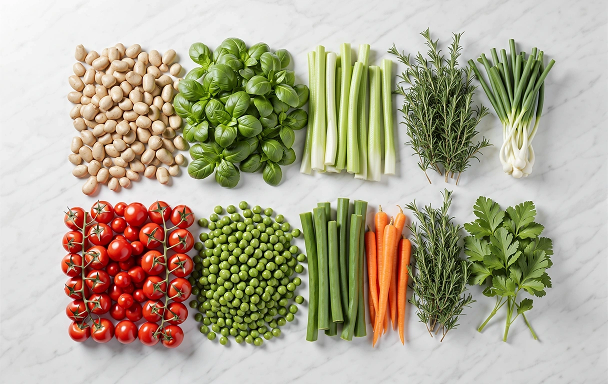 Frische Lebensmittel Darstellung