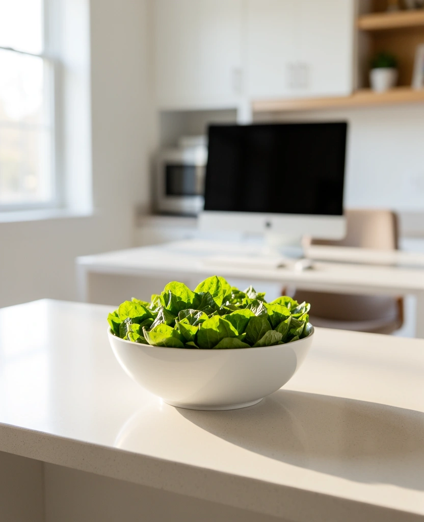 Frisches Gemüse in einer hellen Küche